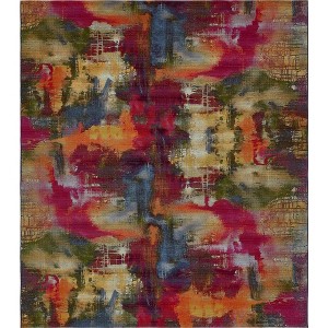 Unique Loom    Outdoor Modern Azera Area Rug - 1 of 4