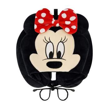 Disney Minnie Mouse Travel Neck Pillow hoodie Black