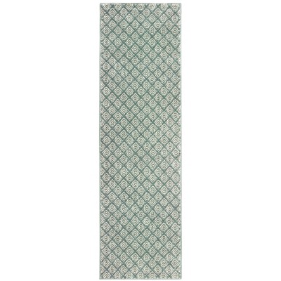 Oriental Weavers Carson 9667C Blue/ Ivory Indoor Area Rug - 2'3" x 7'6"