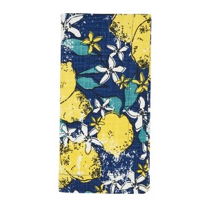 Saro Lifestyle Dinner Napkins With Lemon Design (Set of 4) - 1 of 4