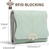 FATMOON Wallet for Women - Stylish RFID Blocking Leather Wallet- Bifold Card Holder with Zipper Coin Pocket,for Daily Use,Travel - 3 of 4