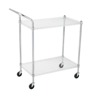 Utility Rolling Cart with Wheels, 1000LBS Capacity, Commercial Grade Kitchen Cart, for Restaurant, Garage, Warehouse, Kitchen - 1 of 4