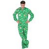 Footed Pajamas - Tis The Season Adult Fleece One Piece - 4 of 4