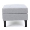 NicBex Storage Bench Storage Organizer Ottoman Padded Seat Cushion with Storage for Living Room, Bedroom - 2 of 4
