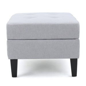 NicBex Storage Ottoman Bench for Bedroom,23 Inch Wide Modern Storage Bench with Birch Wood Legs,Ottoman for Living Room,Bedroom,Entryway - 1 of 4