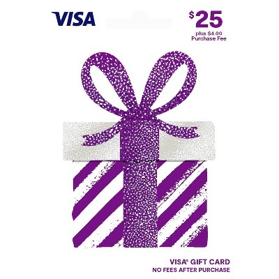 Visa Gift Card - $25 + $4 Fee