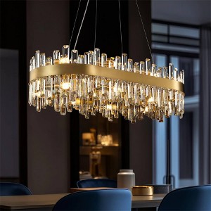 Siljoy Luxora Dual-tone Crystal Chandelier - 1 of 4