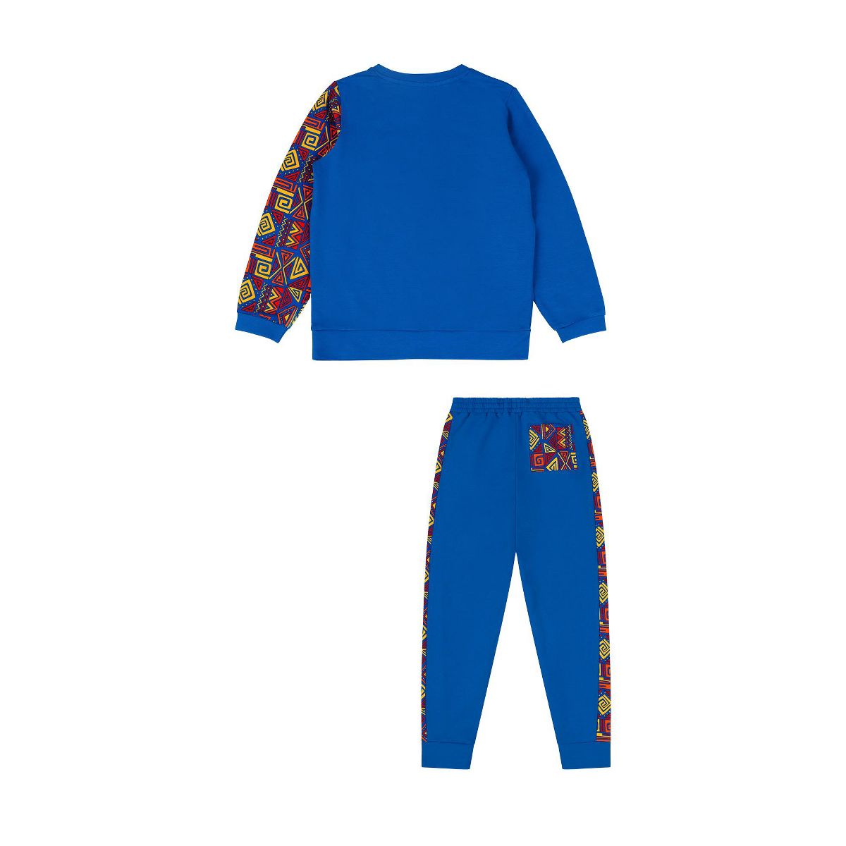 Mixed Up Clothing Boys Sweatshirt and Jogger Set - Blue Multicolor - thumbnail 2