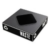 Safco Public Square Recycling Containers Lid 15 1/4 x 15 1/4 x 2 Black 2989BL - 2 of 2
