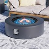UPHA 11 lb Round Reflective Fire Pit Glass - 3 of 4