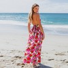 Women's Floral Halterneck Smocked Bodice Maxi Dress - Cupshe - image 4 of 4