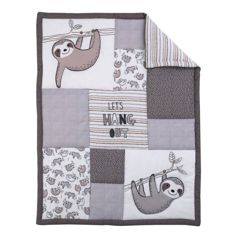 Little Love by NoJo Sloth Let&#39;s Hang Out Crib Set - 3pc, 3 of 7