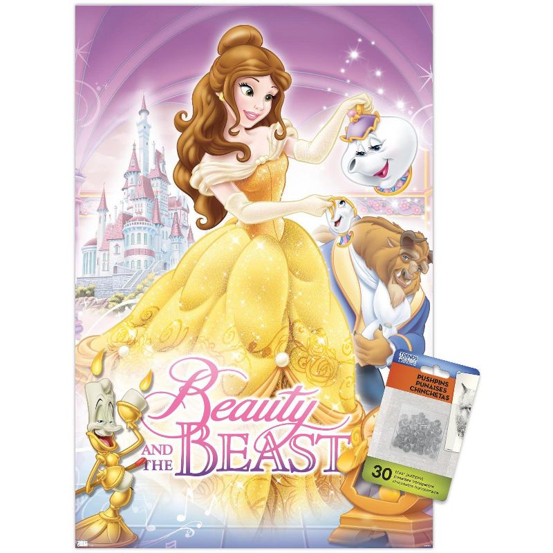 Trends International Disney Beauty And The Beast - Cover Unframed Wall Poster Prints, 1 of 7