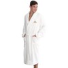 Linum Home Textiles 100% Turkish Cotton Embroidered ''Mr.'' Terry Bathrobe - 2 of 2