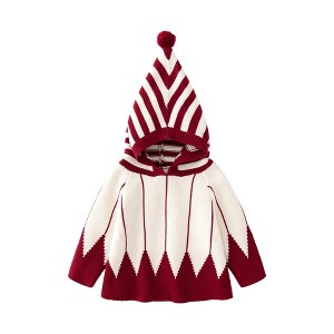 MyKids-Usa Baby Christmas Style Contrast Design Knitwear - 1 of 4