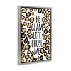 Stupell Industries Glam Life Chose Me Black Framed Floater Canvas Wall Art - 3 of 4
