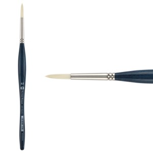 Borciani e Bonazzi Unico Bianco Synthetic Series 830 Paint Brush, Round 12 - Acrylic, Oil, Gel, Impasso Painting - Ergonomic Handle, Cruelty-Free, - 1 of 4