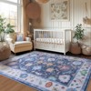 Modern Oushak Area Rug for Bedroom, Soft Washable Non-Slip Carpet, Low Pile Area Rugs for Living Room Dorm Nursery - 2 of 4