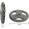 Gulches Olympic Cast Iron Weight Plates for Strength Training and Weightlifting, Multiple Weights - 2 of 4