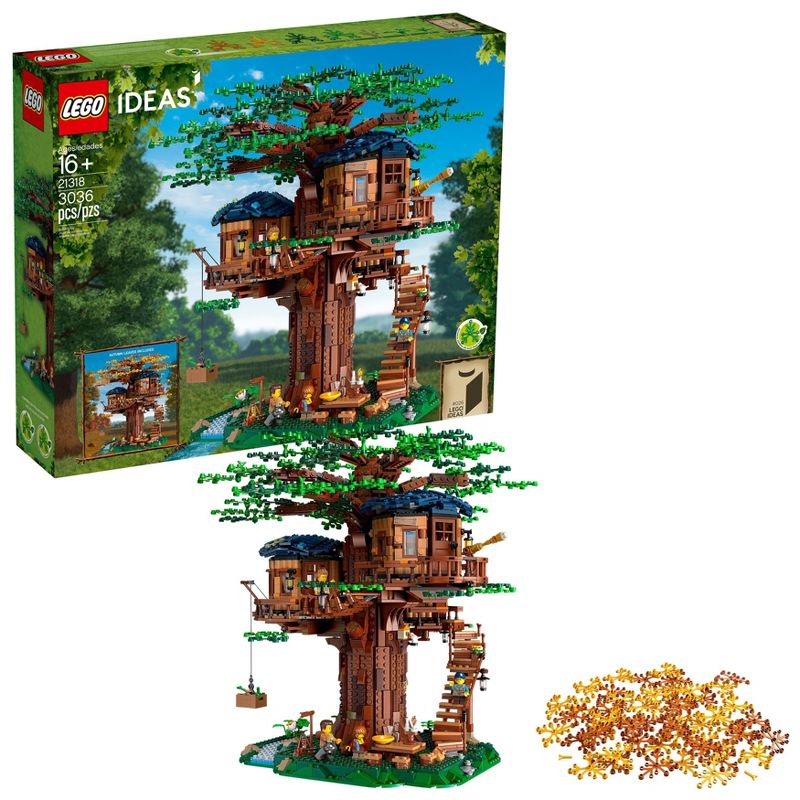 LEGO Ideas Tree House Collector&#39;s Model Building Set 21318, 1 of 12