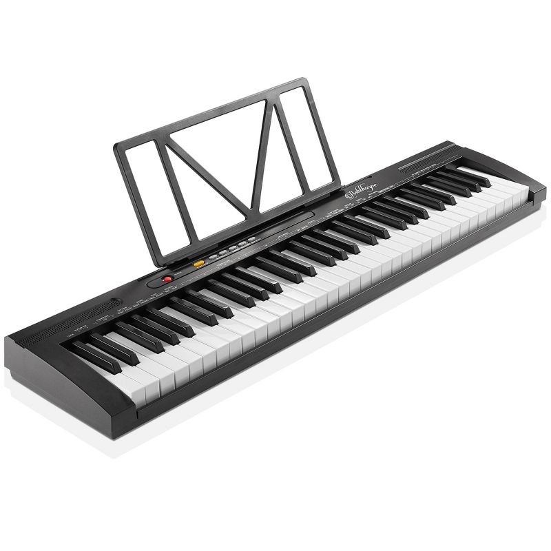 Ashthorpe 61-Key Digital Electronic Keyboard Piano for Beginners with Headphones & Microphone, 2 of 8