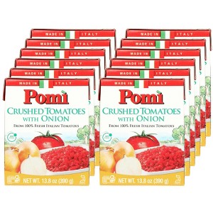 Pomi Crushed Tomatoes With Onion - Case of 12/13.8 oz - 1 of 4