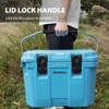 Hooure 30 Quart Cooler with Wheels, Ice Chests Portable Camping Cooler Holds Ice up to 6 Days, Leak-Proof Outdoor Insulated Cooler with Handle - 4 of 4