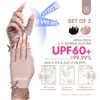 Saviland Pro Max-UV Shield Gloves - 2pr UPF60+ Surgical Lace Gloves for LED/Lamp Defense & Dermal Repair. (Size: 2pr) - 2 of 4