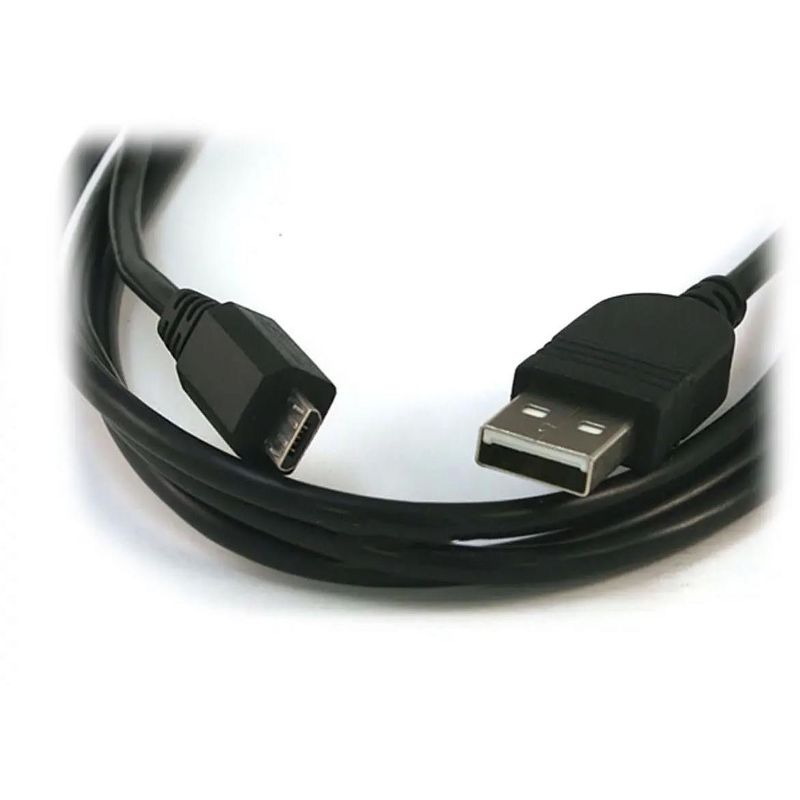 Monoprice USB Type-A to Micro Type-B 2.0 Cable - Black - 6 Feet (3-Pack) 5-Pin 28/28AWG, For Smartphones and Tablets, 4 of 5