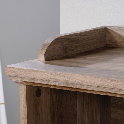 Barrister Lane 60'' Salt Oak Adjustable Cubby Bookcase with Metal Hardware