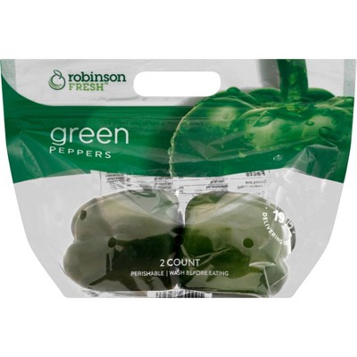 Green Bell Pepper - 2ct Bag