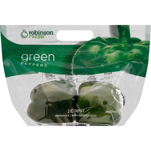 Green Bell Pepper - 2ct Bag - image 1 of 3