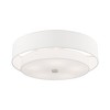 Livex Lighting Meridian 5 - Light Semi-Flush Mount in  Brushed Nickel - 4 of 4