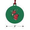 Mississippi Valley State University Primary Logo Aluminum Holiday Christmas Tree Ornament - 3 of 4