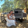 Aivituvin 80.59" Mobile Chicken Tractor Hutch for 2-3 Chickens( Inner Space 18.47ft²)- AIR61 - 2 of 4