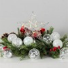 Aoibox 30pcs 2.36in White Shatterproof Clear Plastic Christmas Ball Ornaments Set Easy Hang Xmas Tree Wedding Decor - 4 of 4