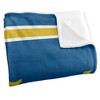 University Of California, Davis Go Aggies Stripe Silky Touch Blanket White 50x60 - 3 of 4