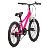 Petimini BP1002YH-3 Cyclone 20 Inch Kids Mountain Bike with Step Over High-TEN Steel Frame and 6 Speed Drivetrain for 5-9 Year Olds, Pink - 2 of 4