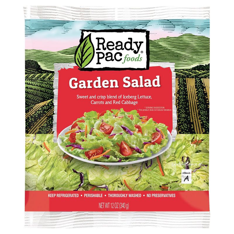 Ready Pac Foods Garden Salad Kit - 12oz, 1 of 2