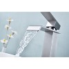 Grungis Bathroom Sink Faucet,Waterfall Spout Bathroom Faucet for Home Sinks - 4 of 4