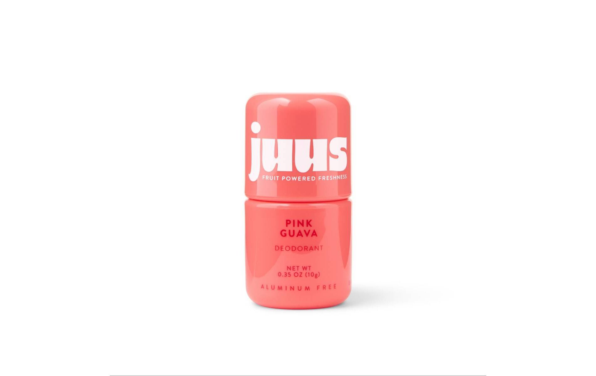 Juus Aluminum-Free Mini Serum Travel Size Deodorant Stick - Pink Guava - 0.35oz