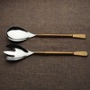 Inox Artisans Celia Salad Serving 2 Pc. Set - 2 of 3