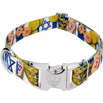 Country Brook Petz Premium Happy Hanukkah Dog Collar Limited Edition