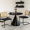 NicBex Armless Dining Chair Set of 2 Modern Comfy Velvet Accent chair with Metal Legs - 2 of 4