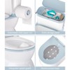 BabyBond 2-in-1 Toddler Potty Training Toilet - Large Chair & Detachable Seat for Boys & Girls 1-3 yrs - Flushing Sound, Wipes Storage, Blue - 4 of 4