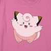 Girl's Pokemon Clefairy Large Portrait Crop Top T-Shirt - 2 of 3