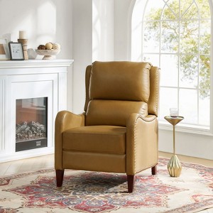 Jade Genuine Leather Chair Recliner | Karat Home - 1 of 4