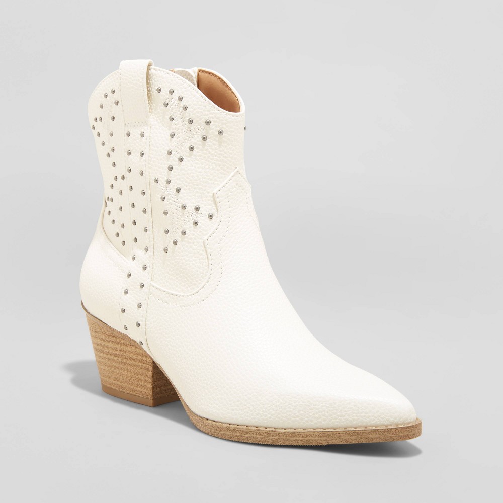 Women's Twyla Western Boots - Universal Thread™ Off-White 8