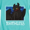 Girls' - How to Train Your Dragon - Toothless Stars Fitted Short Sleeve Graphic T-Shirt - 2 of 4