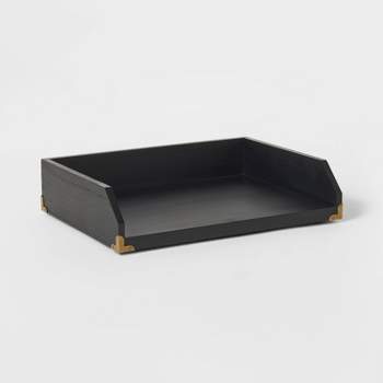 Paper Tray Black Wood - Threshold™